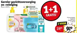 Kruidvat Garnier gezichtsverzorging en reiniging aanbieding