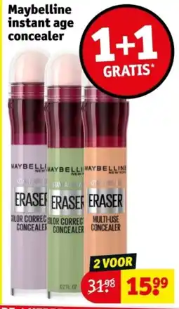 Kruidvat Maybelline instant age concealer aanbieding