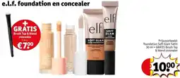 Kruidvat E.l.f. foundation en concealer aanbieding