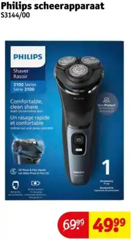 Kruidvat Philips scheerapparaat aanbieding