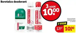 Kruidvat Borotalco deodorant aanbieding
