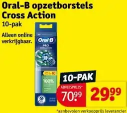 Kruidvat Oral-B opzetborstels Cross Action aanbieding