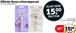 Kruidvat Gillette Venus scheerapparaat aanbieding