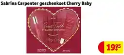 Kruidvat Sabrina Carpenter geschenkset Cherry Baby aanbieding