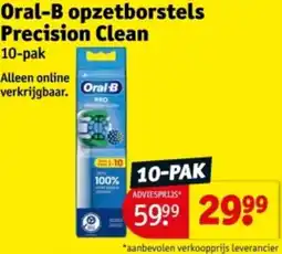 Kruidvat Oral-B opzetborstels Precision Clean aanbieding