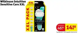 Kruidvat Wilkinson Intuition Sensitive Care XXL aanbieding