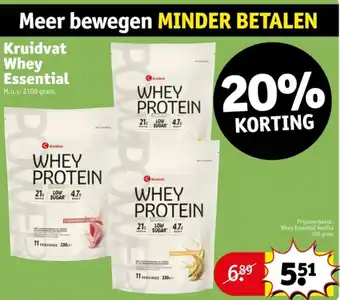 Kruidvat Kruidvat Whey Essential aanbieding