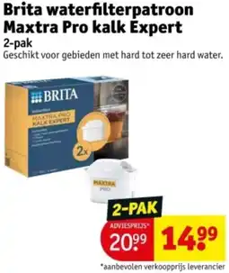 Kruidvat Brita waterfilterpatroon Maxtra Pro kalk Expert aanbieding