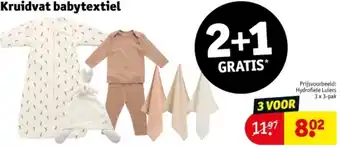 Kruidvat Kruidvat babytextiel aanbieding