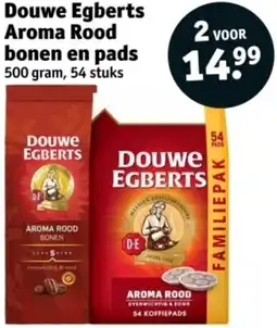 Kruidvat Douwe Egberts Aroma Rood bonen en pads aanbieding