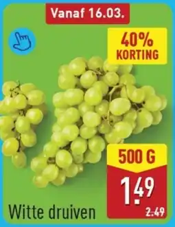 ALDI Witte druiven aanbieding
