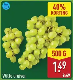 ALDI Witte druiven aanbieding