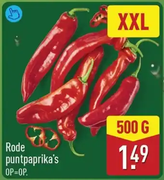 ALDI Rode puntpaprika's aanbieding