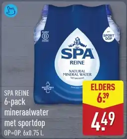 ALDI Spa reine mineraalwater met sportdop aanbieding