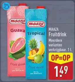 ALDI Maaza fruitdrink aanbieding