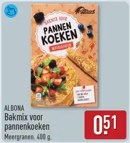 ALDI Albona Bakmix voor pannenkoeken aanbieding