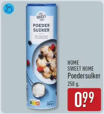 ALDI Home sweet home poedersuiker aanbieding