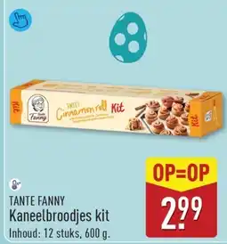 ALDI Tante fanny kaneelbroodjes kit aanbieding