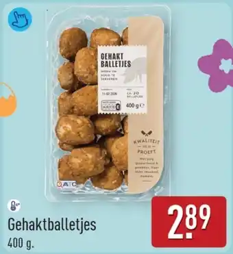 ALDI Gehaktballetjes aanbieding