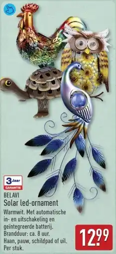 ALDI Belavi Solar led ornament aanbieding