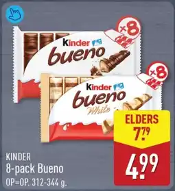 ALDI Kinder 8 pack Bueno aanbieding