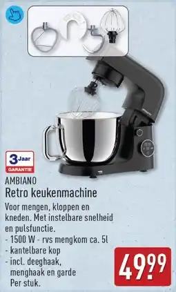 ALDI Ambiano Retro keukenmachine aanbieding
