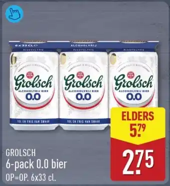 ALDI Grolsch 0.0 bier aanbieding