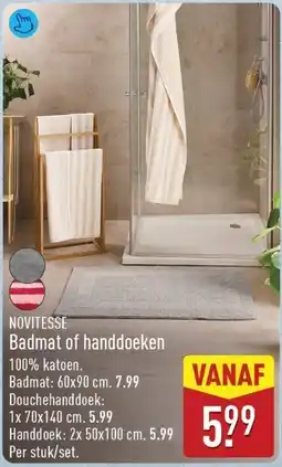 ALDI Badmat of handdoeken aanbieding