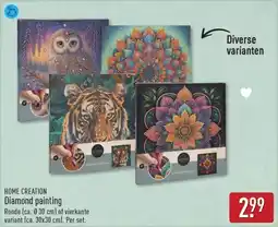ALDI Home creation Diamond painting aanbieding