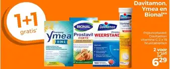 Trekpleister Davitamon, Ymea en Bional aanbieding