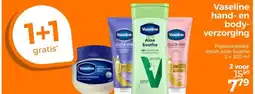 Trekpleister Vaseline hand en body verzorging aanbieding