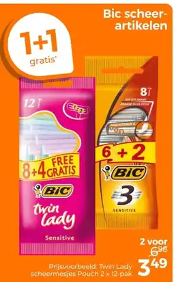 Trekpleister Bic scheer artikelen aanbieding