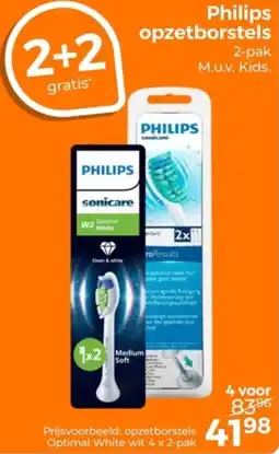 Trekpleister Philips opzetborstels aanbieding