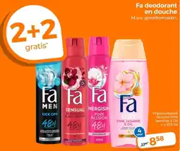 Trekpleister Fa deodorant en douche aanbieding