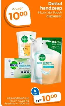 Trekpleister Dettol handzeep aanbieding