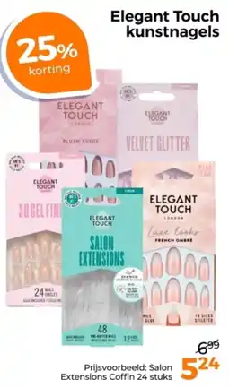 Trekpleister Elegant Touch kunstnagels aanbieding