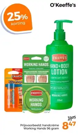 Trekpleister O'Keeffe's aanbieding