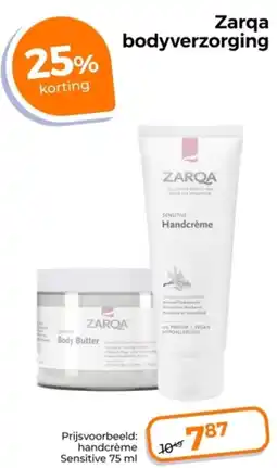 Trekpleister Zarqa bodyverzorging aanbieding