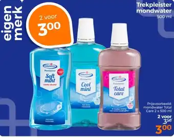 Trekpleister Trekpleister mondwater aanbieding