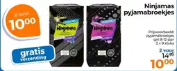 Trekpleister Ninjamas pyjamabroekjes aanbieding