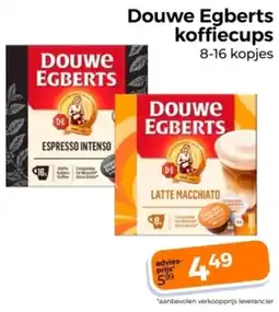 Trekpleister Douwe egberts koffiecups aanbieding
