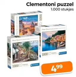 Trekpleister Clementoni puzzel aanbieding