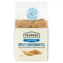 Albert Heijn Yespers Crackers spelt & bierbostel aanbieding