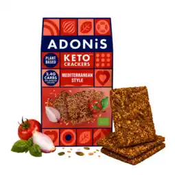 Albert Heijn Adonis Keto crackers mediterranean style aanbieding