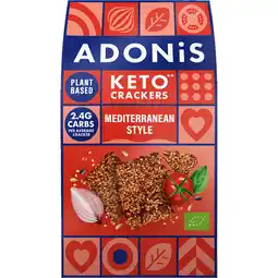 Albert Heijn Adonis Keto crackers mediterranean style aanbieding