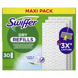 Albert Heijn Swiffer Vloerdoekjes droog navulling maxi pack aanbieding