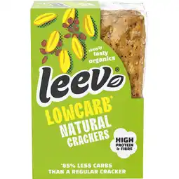 Albert Heijn Leev Lowcarb crackers naturel aanbieding