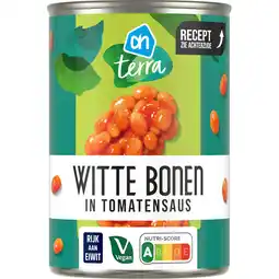 Albert Heijn AH Terra Witte bonen in tomatensaus aanbieding