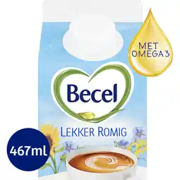 Albert Heijn Becel Romig voor in de koffie aanbieding