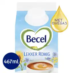 Albert Heijn Becel Romig voor in de koffie aanbieding